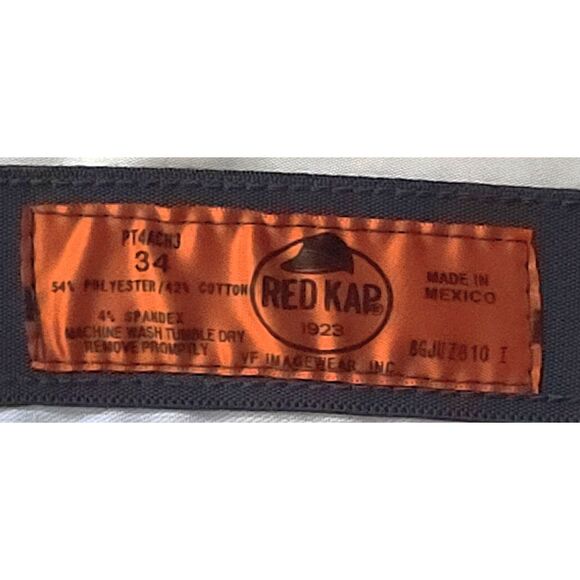 Red‎ Cap Men's Shop Cargo Work Shorts Stretch Fabric Uniform Gray/Black  Size 34 - Picture 9 of 9